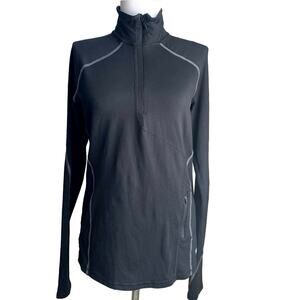 MOUNTAIN HARDWEAR 1/4 Zip Performance Base Layer Fleece Pullover Long Sleeve M